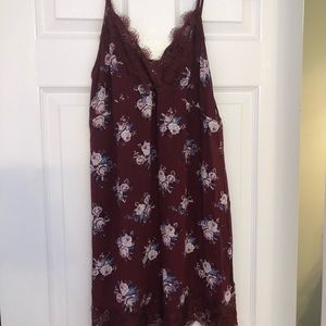 Floral Print Slip Dress
